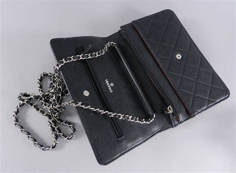 chanel wallet on chain silver|Chanel crossbody wallet on chain.